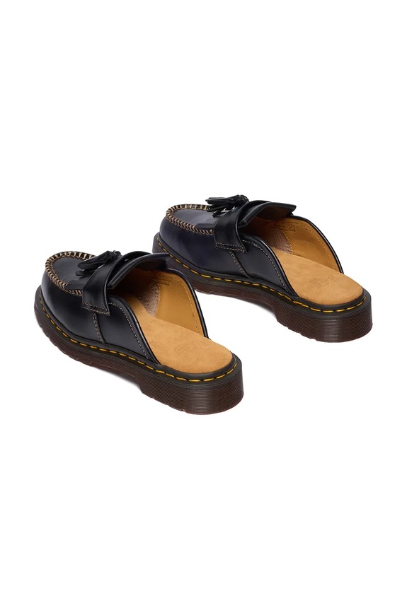 Obuwie Dr. Martens klapki mules damskie skórzane Adrian Mule DM42359001 czarny
