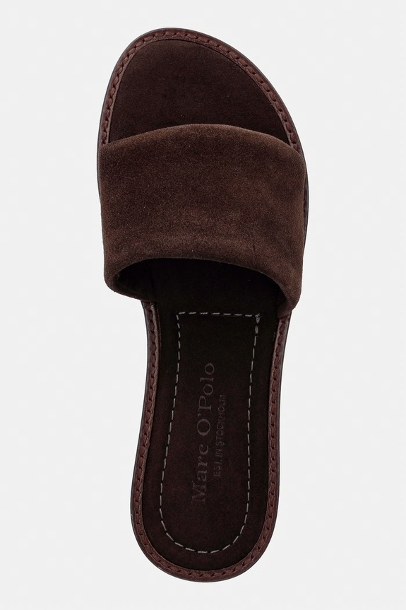 Marc O'Polo natikači ženski iz semiša Babette 7B rjava 60318391103300