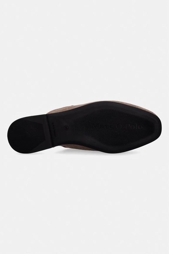Marc O'Polo papuci din piele Safina 10B 60218673705325 maro