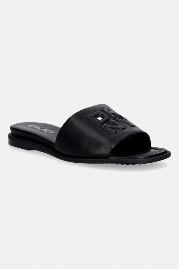 Natikači Dkny Chicago Imitacija zrnatega usnja črna K2646405.BLK