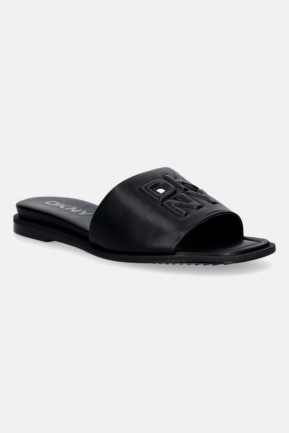 Natikači Dkny Chicago Imitacija zrnatega usnja črna K2646405.BLK