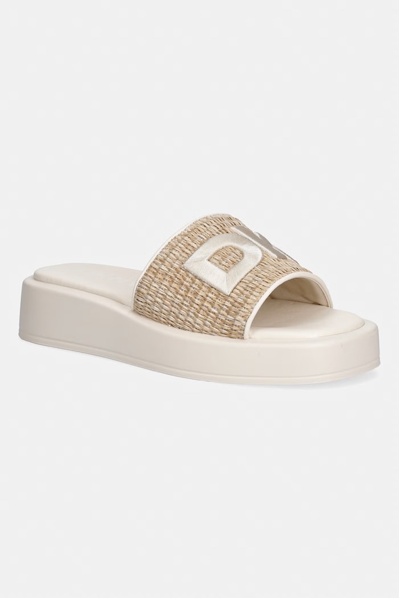 Шльопанці Dkny Ondara синтетичний бежевий K2697988.NAT
