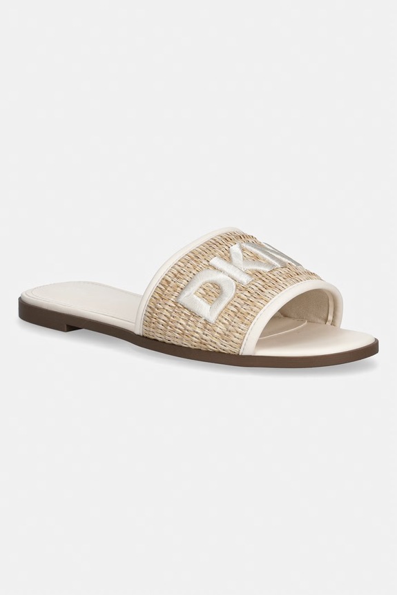 Παντόφλες Dkny Winslet φλατ μπεζ K2639122.NAT