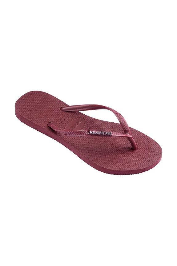 Scarpe Havaianas infradito da donna SLIM LOGO METALLIC 4119875.9339 granata