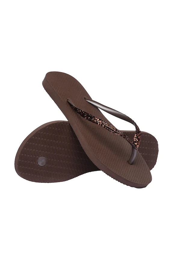 Havaianas japanke za žene SLIM GLITTER II smeđa 4146975.0727