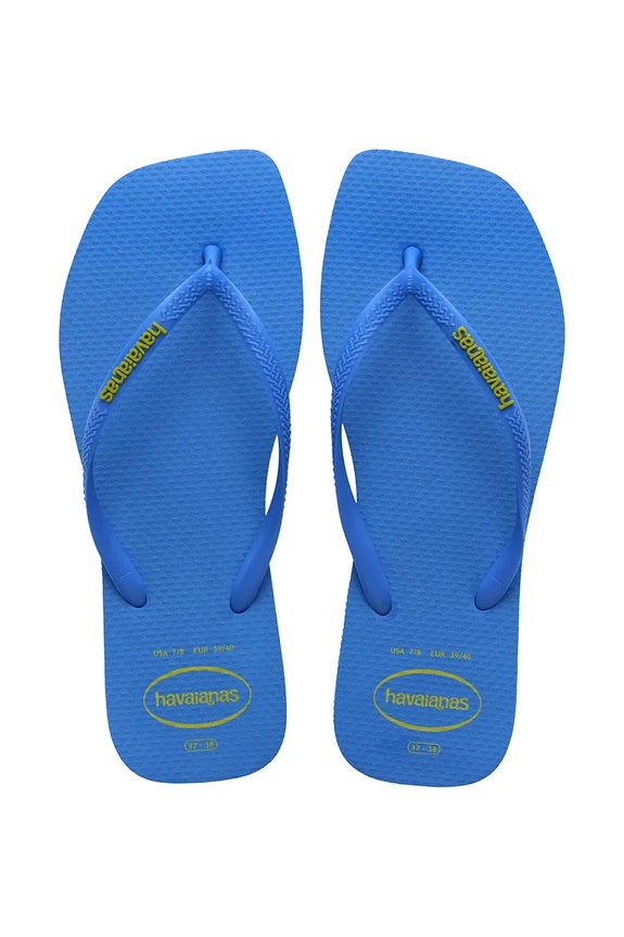 Havaianas japanke za žene SQUARE LOGO POP UP plava 4148959.3504