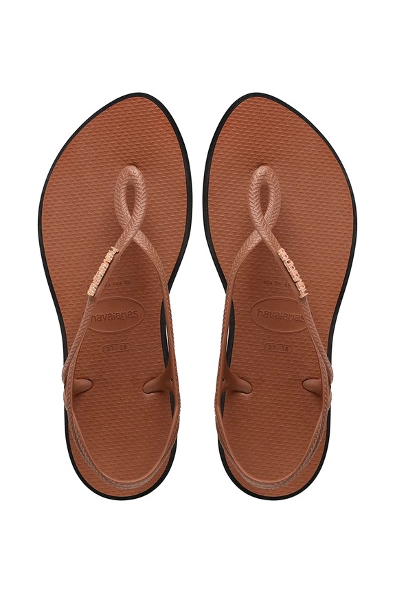 Havaianas sandale za žene LUNA POINT smeđa 4149921.1696