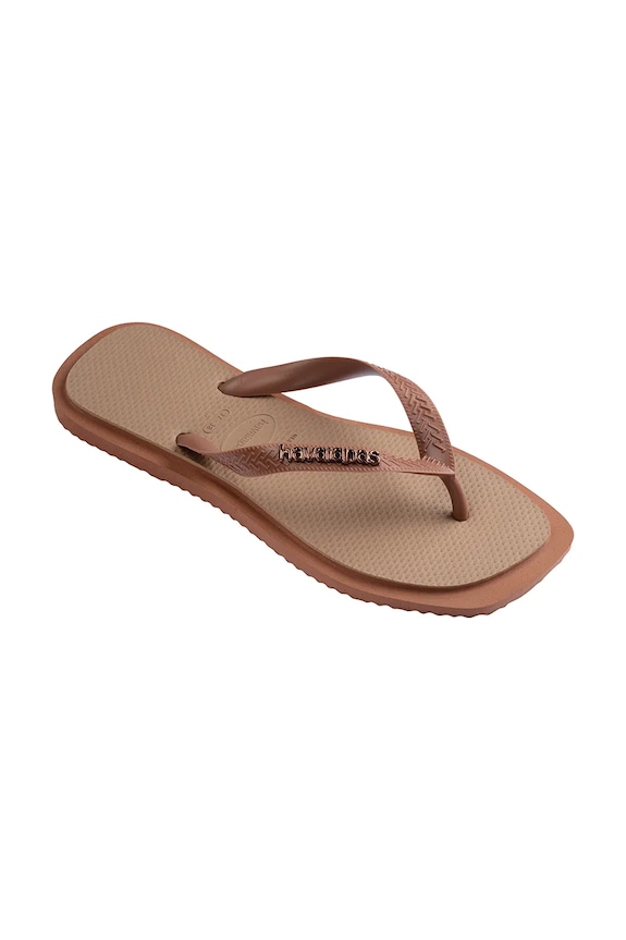 Obuća Havaianas japanke ženske TOP SQUARE FUSION 4149944.4258 bež
