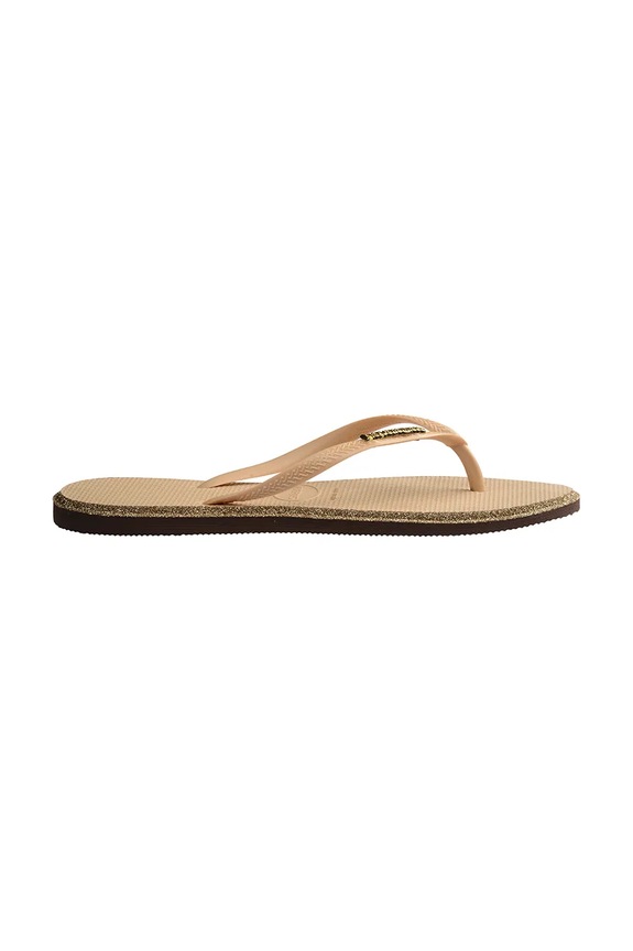 Havaianas japanke za žene SLIM POINT GLITTER 4150157.1859 bež SS26