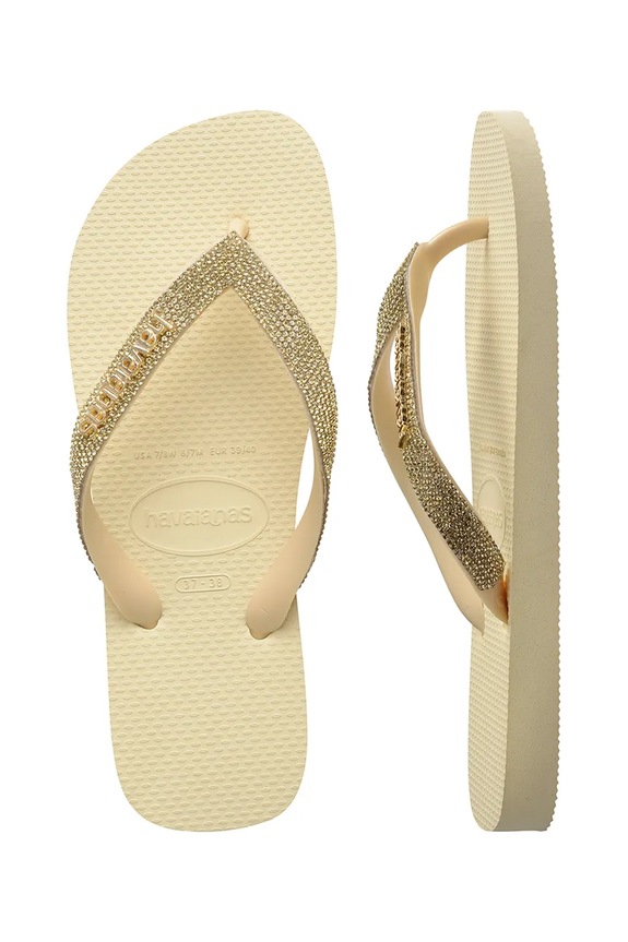 Havaianas japanke za žene TOP GLOW 4150163.9256 zlatna