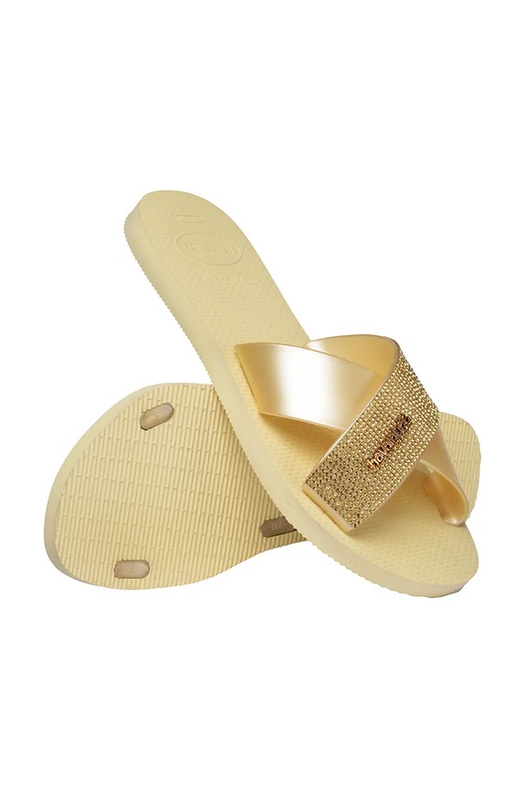 Havaianas klapki damskie AQUA GLOW żółty 4150265.9256