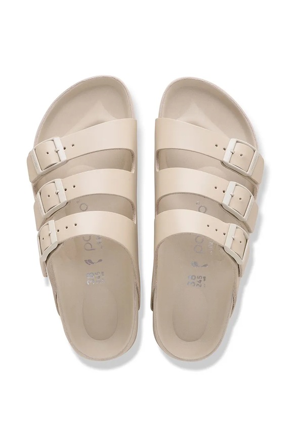 Birkenstock Florida III Flex Platform papuci cu platformă pentru femei din piele bej 1031441