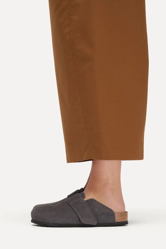 Birkenstock Loma papuci mocasini pentru femei din piele întoarsă 1031652