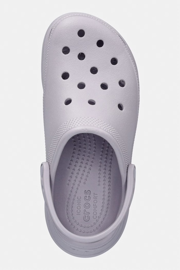 Crocs Classic Bae Clog шльопанці на платформі жіночі фіолетовий 206302.5PS