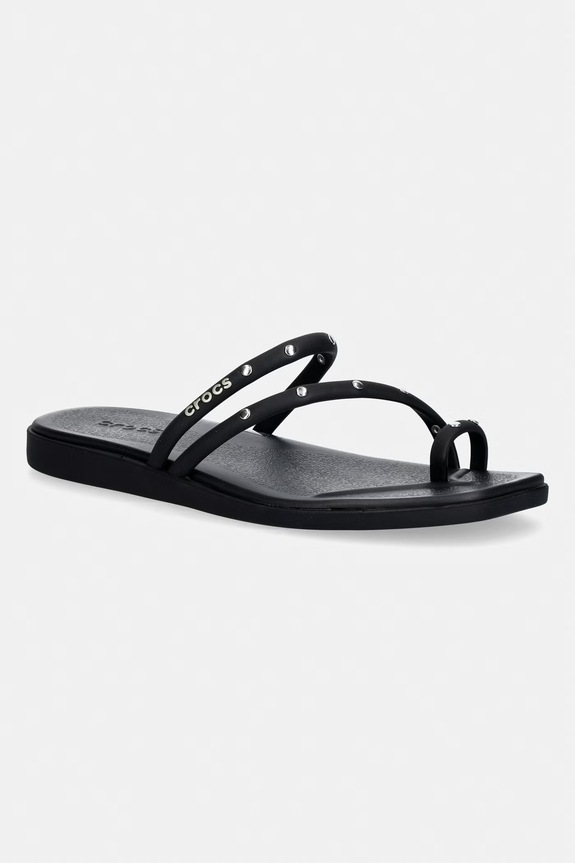 Crocs klapki Miami Studded Toe Loop pozostałe czarny 211447.001
