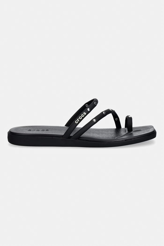 Crocs klapki Miami Studded Toe Loop 211447.001 czarny SS26