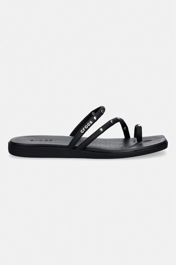 Crocs klapki Miami Studded Toe Loop 211447.001 czarny SS26