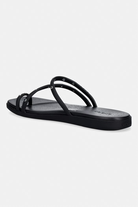 Obuwie Crocs klapki Miami Studded Toe Loop 211447.001 czarny
