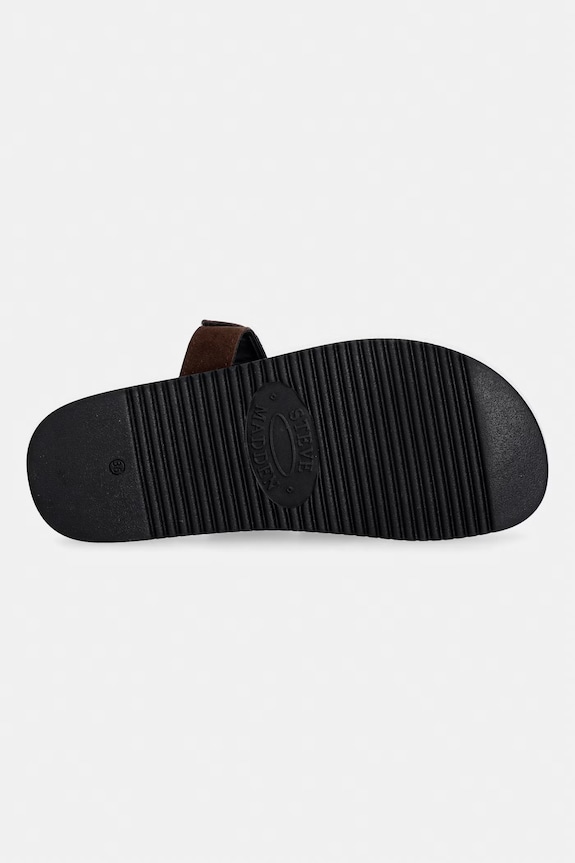 Steve Madden klapki damskie zamszowe Missile-E 11003504.DBS brązowy