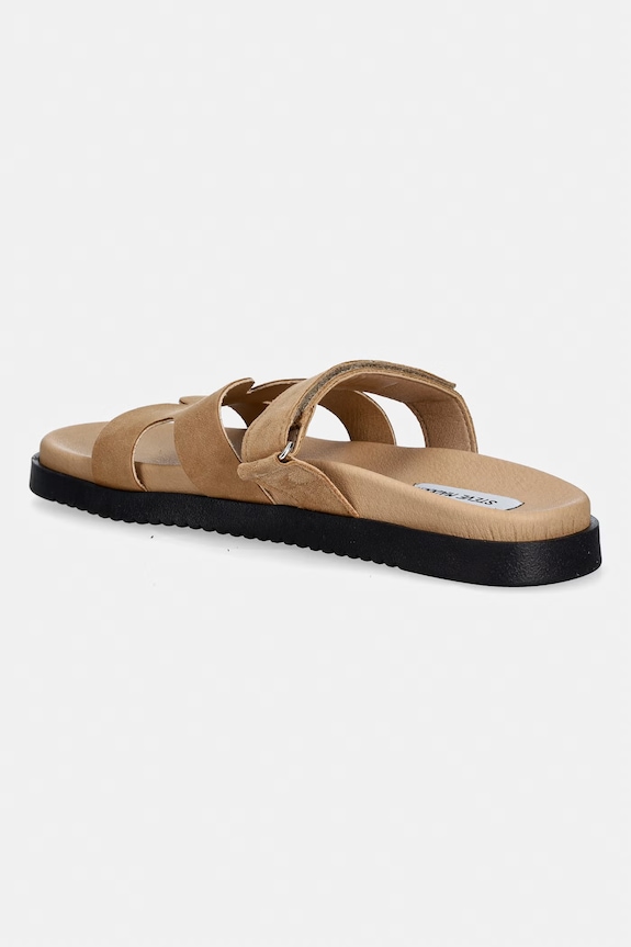 Obuwie Steve Madden klapki damskie nubukowe Missile-E 11003504.295 brązowy