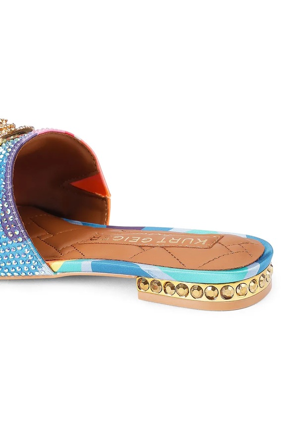 Obuwie Kurt Geiger London klapki damskie Chelsea Flat Sandal 3416269689 multicolor