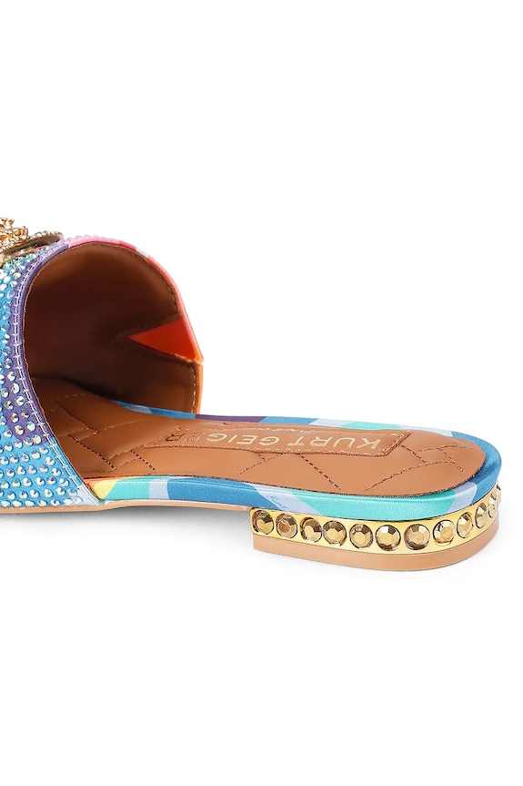 Obuwie Kurt Geiger London klapki damskie Chelsea Flat Sandal 3416269689 multicolor