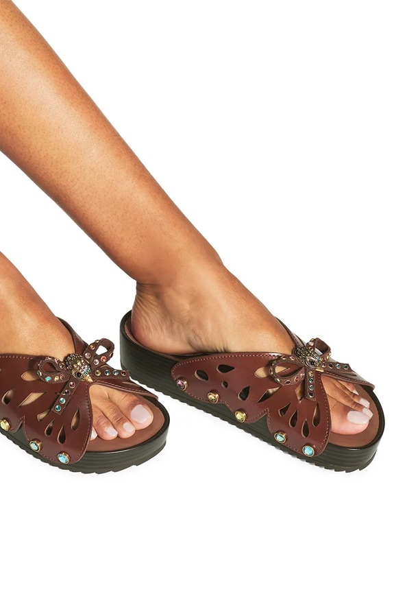 Kurt Geiger London natikače za žene kožne Boho Butterfly Flat 5596630109