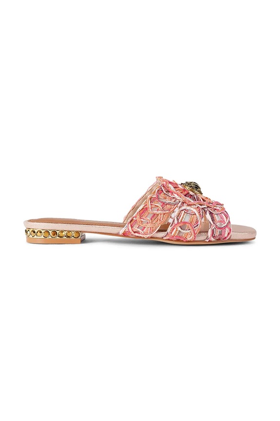 Kurt Geiger London natikače za žene Chelsea Woven Flat Sdl narančasta 5600557999