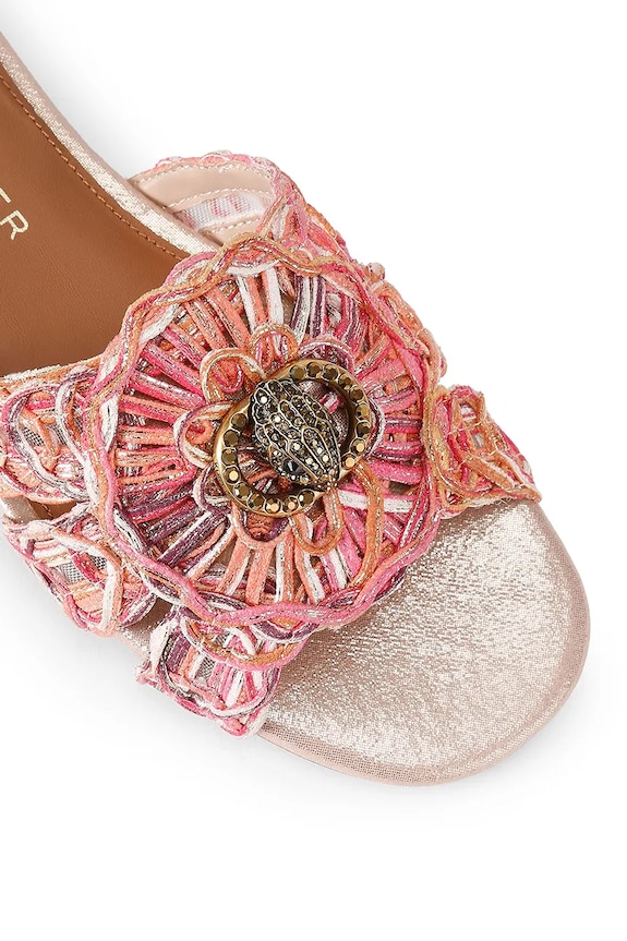Kurt Geiger London natikače za žene Chelsea Woven Flat Sdl narančasta 5600557999