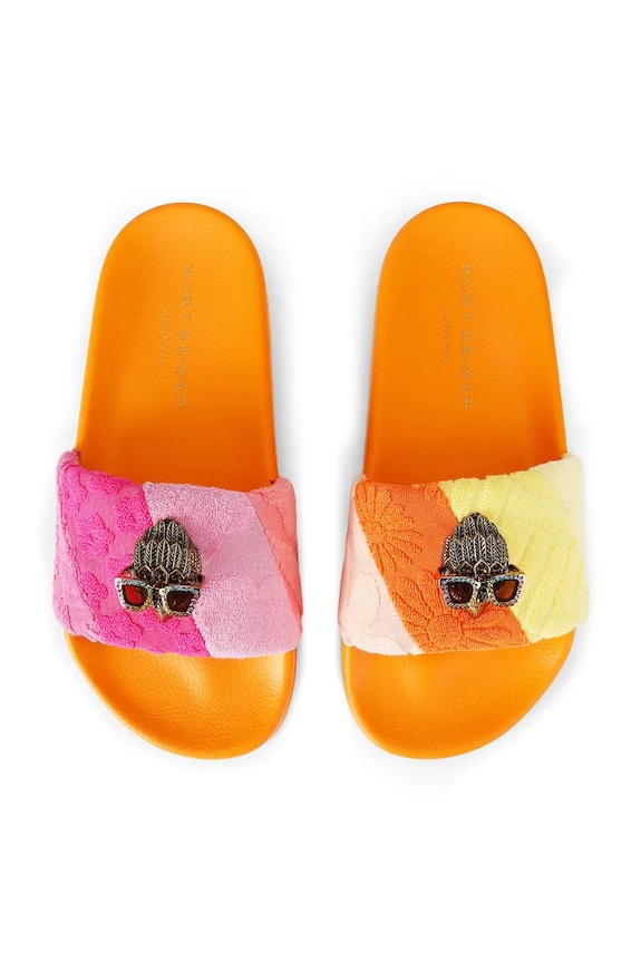 Kurt Geiger London papuci pentru femei Meena Eagle 7400269689 portocaliu SS26