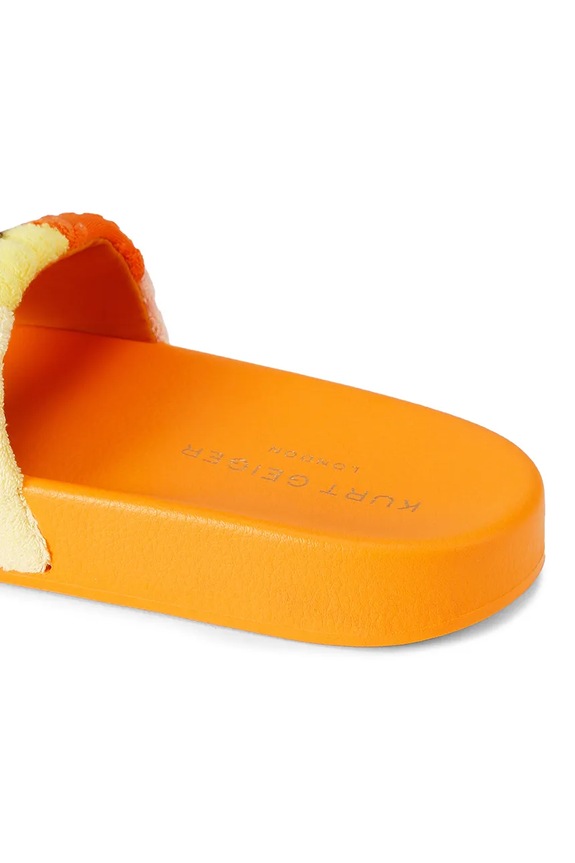Încălțăminte Kurt Geiger London papuci pentru femei Meena Eagle 7400269689 portocaliu