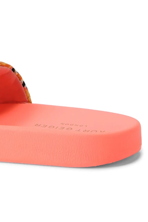 Încălțăminte Kurt Geiger London papuci pentru femei Meena Eagle 7400294979 portocaliu