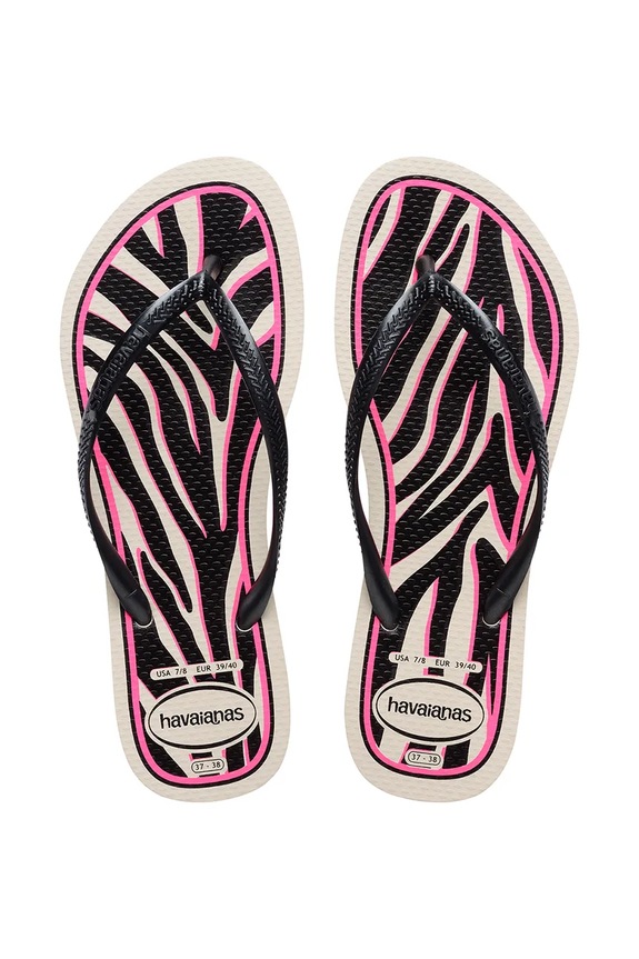 Havaianas infradito da donna SLIM ANIMALS nero 4103352.7018
