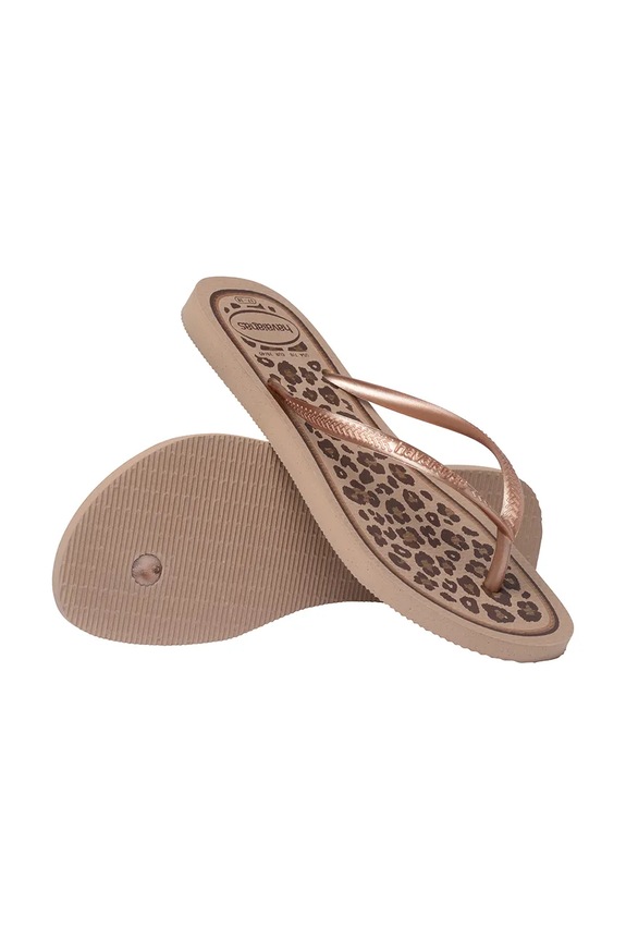 Havaianas șlapi pentru femei SLIM ANIMALS maro 4103352.5282