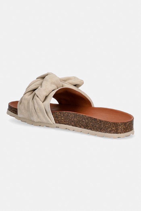 Obuv Verbenas šľapky s otvorenými prstami dámske semišové ROXY VELOUR 3300470268.CRUDO béžová