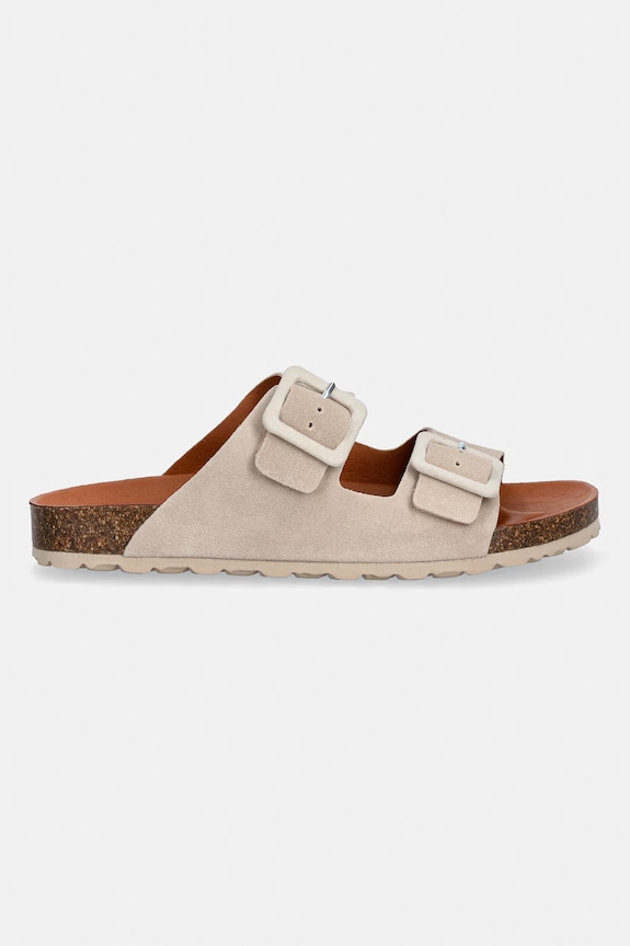 Verbenas šľapky dámske semišové RANDEL VELOUR 3301870268.CRUDO béžová SS26