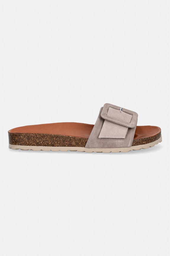 Verbenas natikači ženski semišasti REIKO VELOUR 3304020268.PIEDRA bež SS26