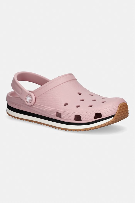 Crocs klapki damskie Classic Retro Runner Clog różowy 212831.5AD
