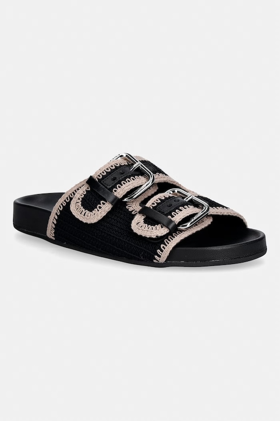 Weekend Max Mara klapki damskie Wkabonito czarny 2615521055600.BLACK