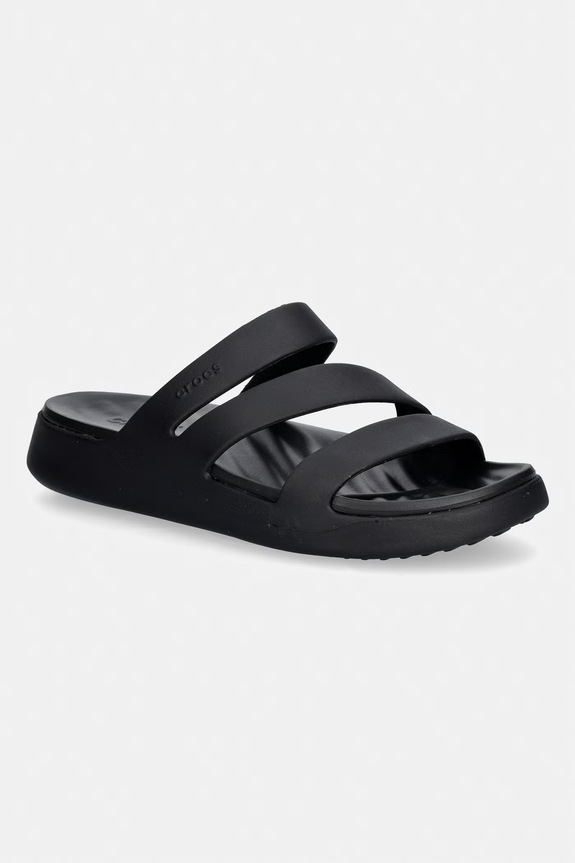Crocs Getaway Strappy klapki damskie czarny 209587.001