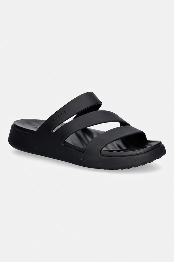 Crocs Getaway Strappy klapki damskie czarny 209587.001