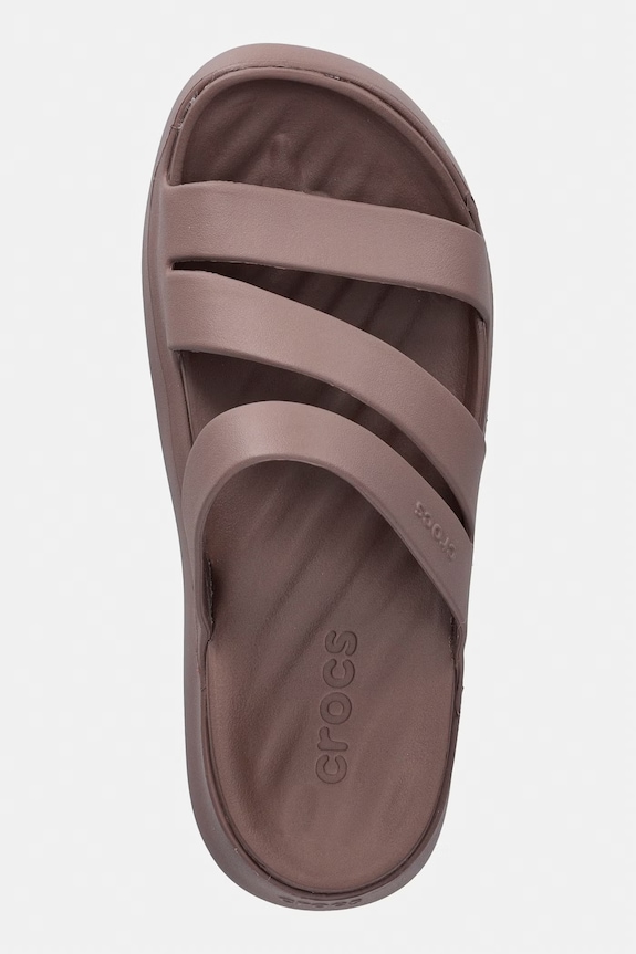 Crocs Getaway Strappy klapki damskie brązowy 209587.0LF