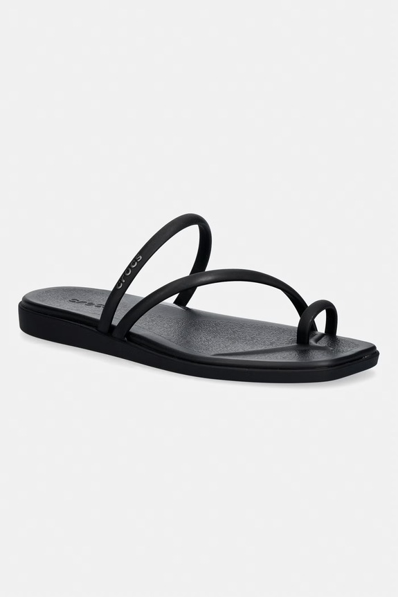 Crocs Miami Toe Loop papuci pentru femei negru 209862.001
