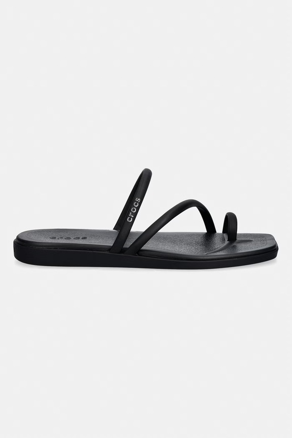 Crocs Miami Toe Loop papuci pentru femei 209862.001 negru SS26