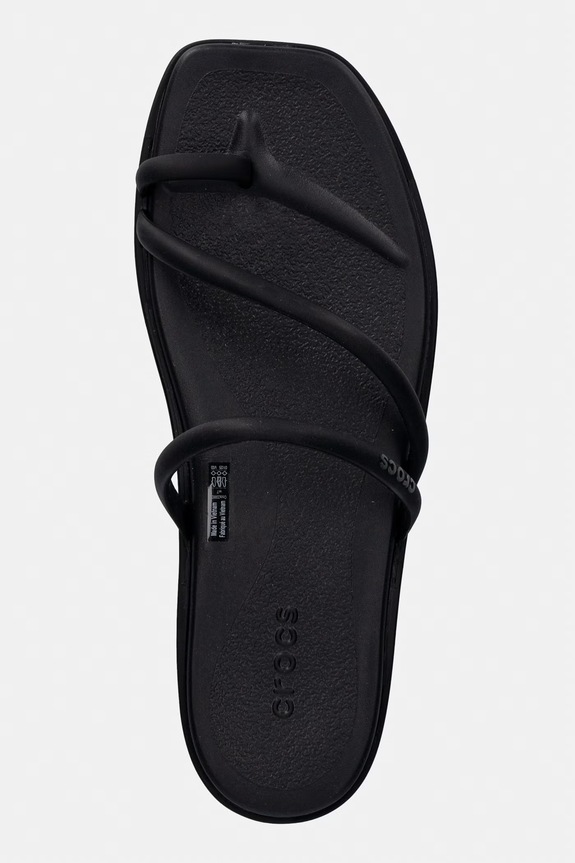 Crocs Miami Toe Loop papuci pentru femei negru 209862.001