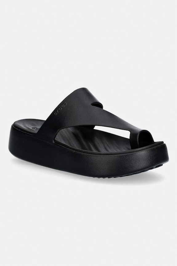 Crocs Getaway Platform Toe Loop Ιαπωνικά Γυναικεία μαύρο 210834.001