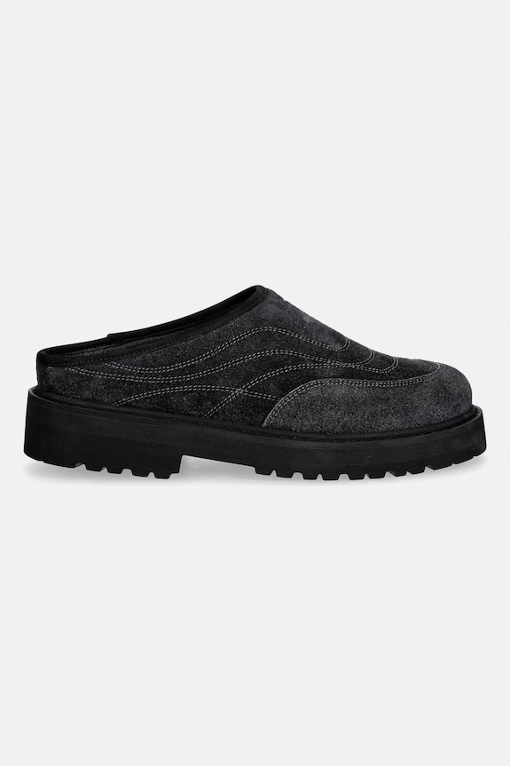 Diemme Maggiore klapki damskie zamszowe DI26SPMAW.M04S004BLK czarny SS26