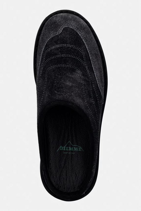 Diemme Maggiore klapki damskie zamszowe czarny DI26SPMAW.M04S004BLK