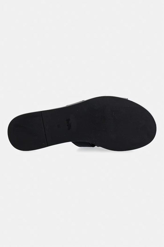 Coach šľapky dámske kožené Lena Leather Slide Sandal CDE78.BLK čierna