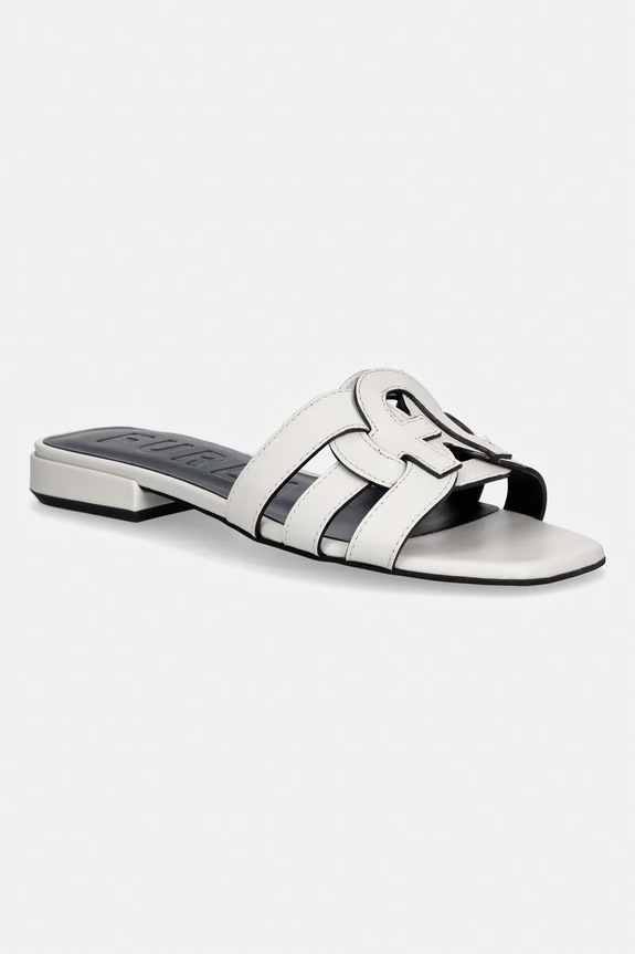 Furla papuci pentru femei, din piele Summer gri YL22SUM.Y62000.1704S